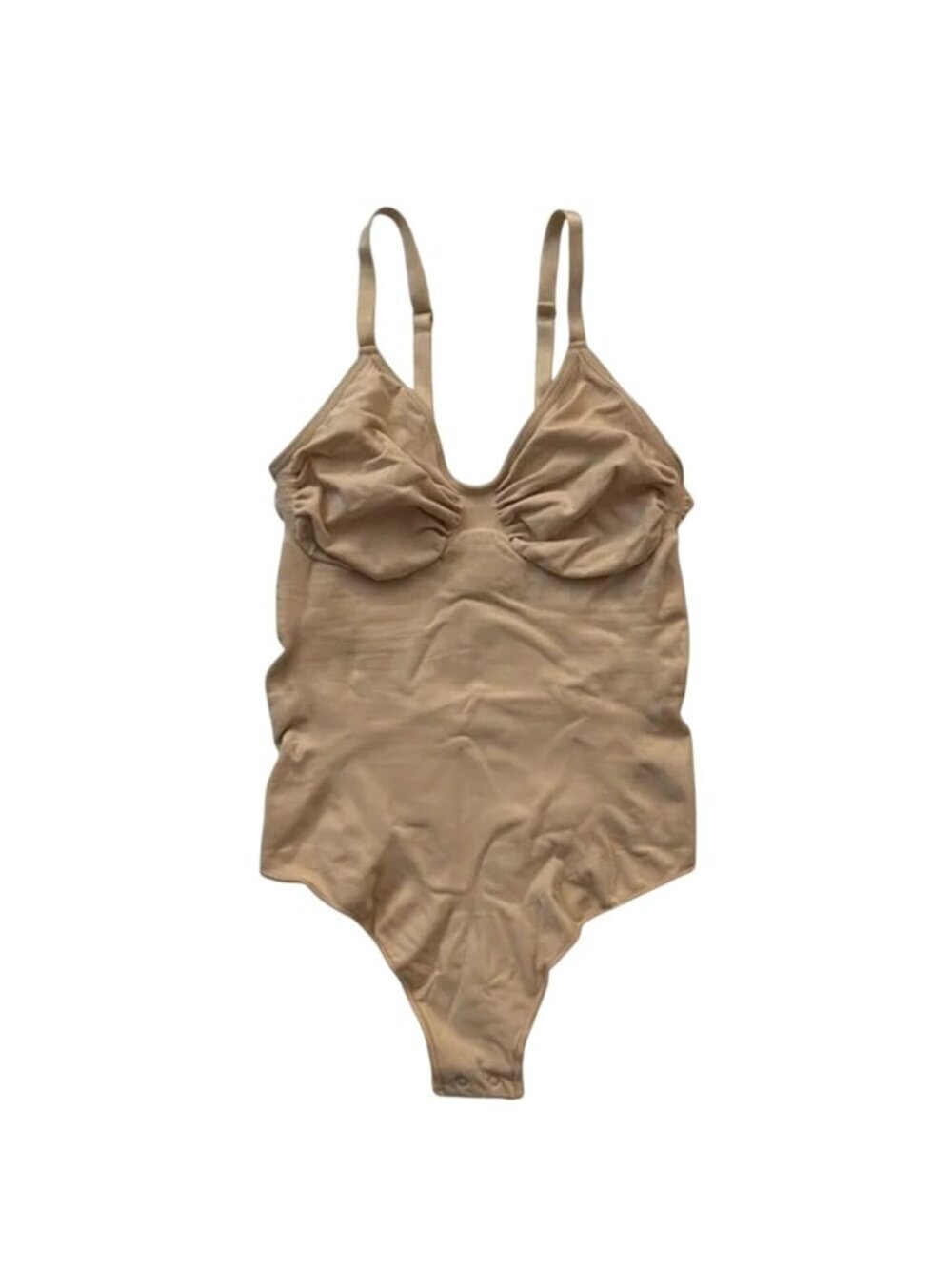 NWOT Skims Sculpting Thong Bodysuit XXS XS Sienna Beige MSRP $70